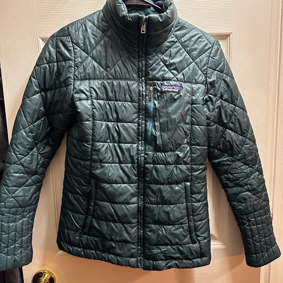 Patagonia Radalie Jacket Women’s Small Green Quilted Insulated Lightweight - Picture 3 of 9